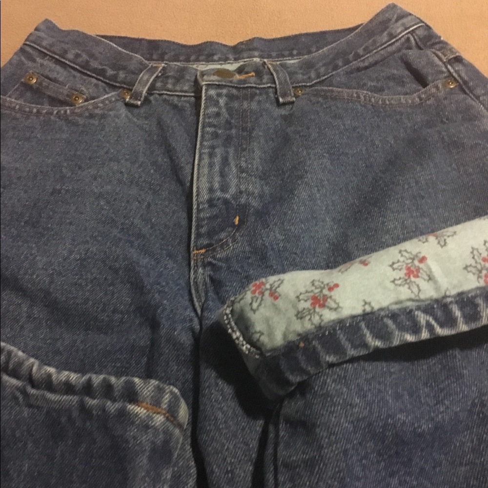 Women’s LL Bean Flannel Lined Jeans